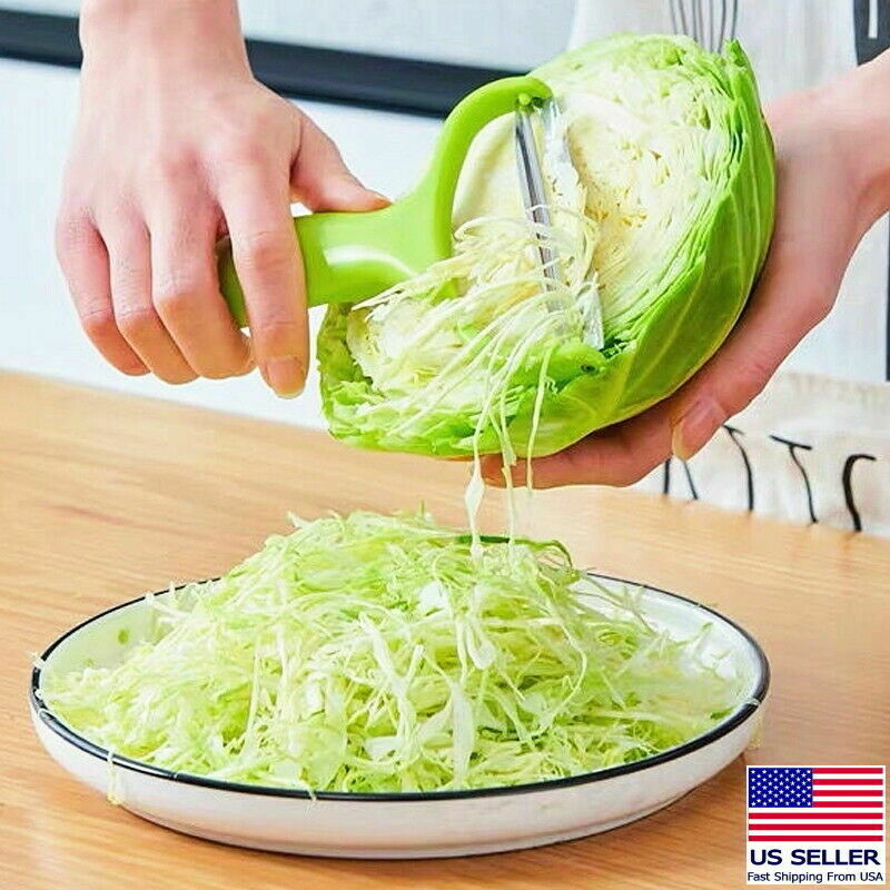 Stainless Steel Potato Peeler Cabbage Lettuce Head Grater Shredder Slicer Salad