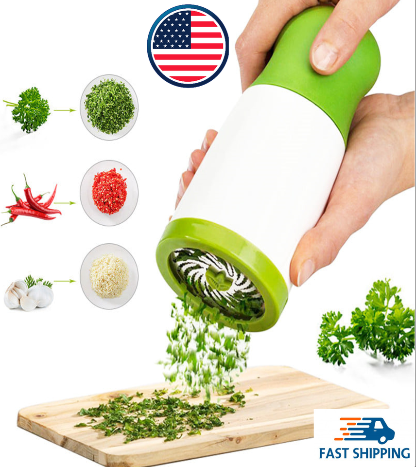 Herb Grinder Spice Vegetable Mill Shredder Chopper Parsley/Cilantro Kitchen Tool