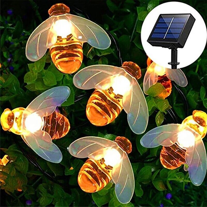 5M Solar Bee Light ($0 electricity, pack of 3)