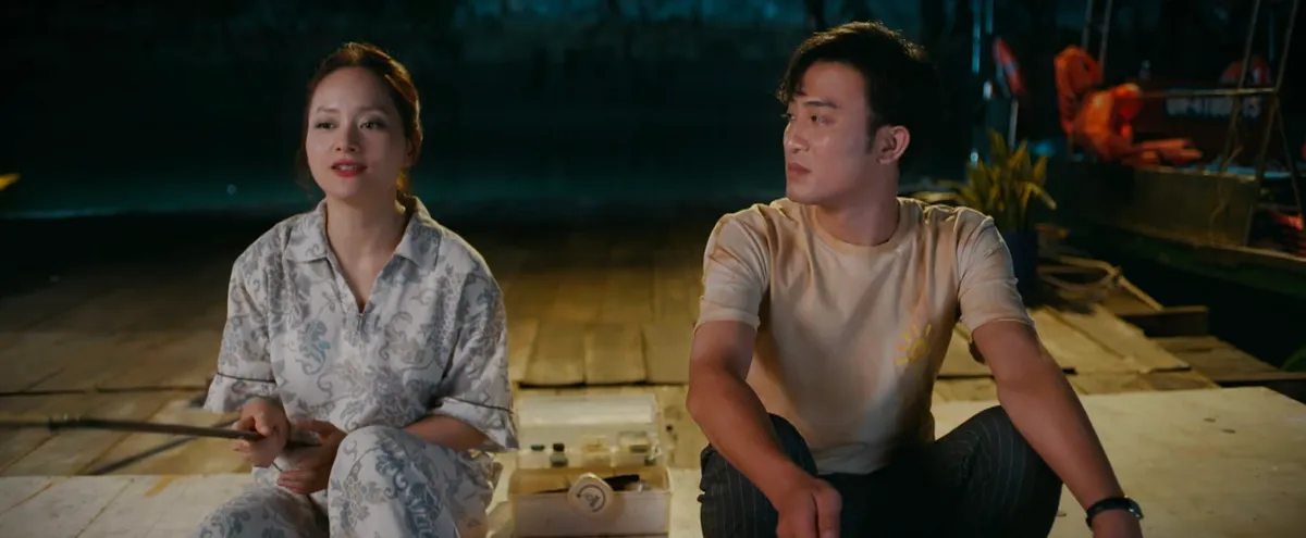 Gió ngang khoảng trời xanh - Tập 26: Đi câu mực đêm với nữ đối tác, Đăng quên sạch lời vợ dặn- Ảnh 7.