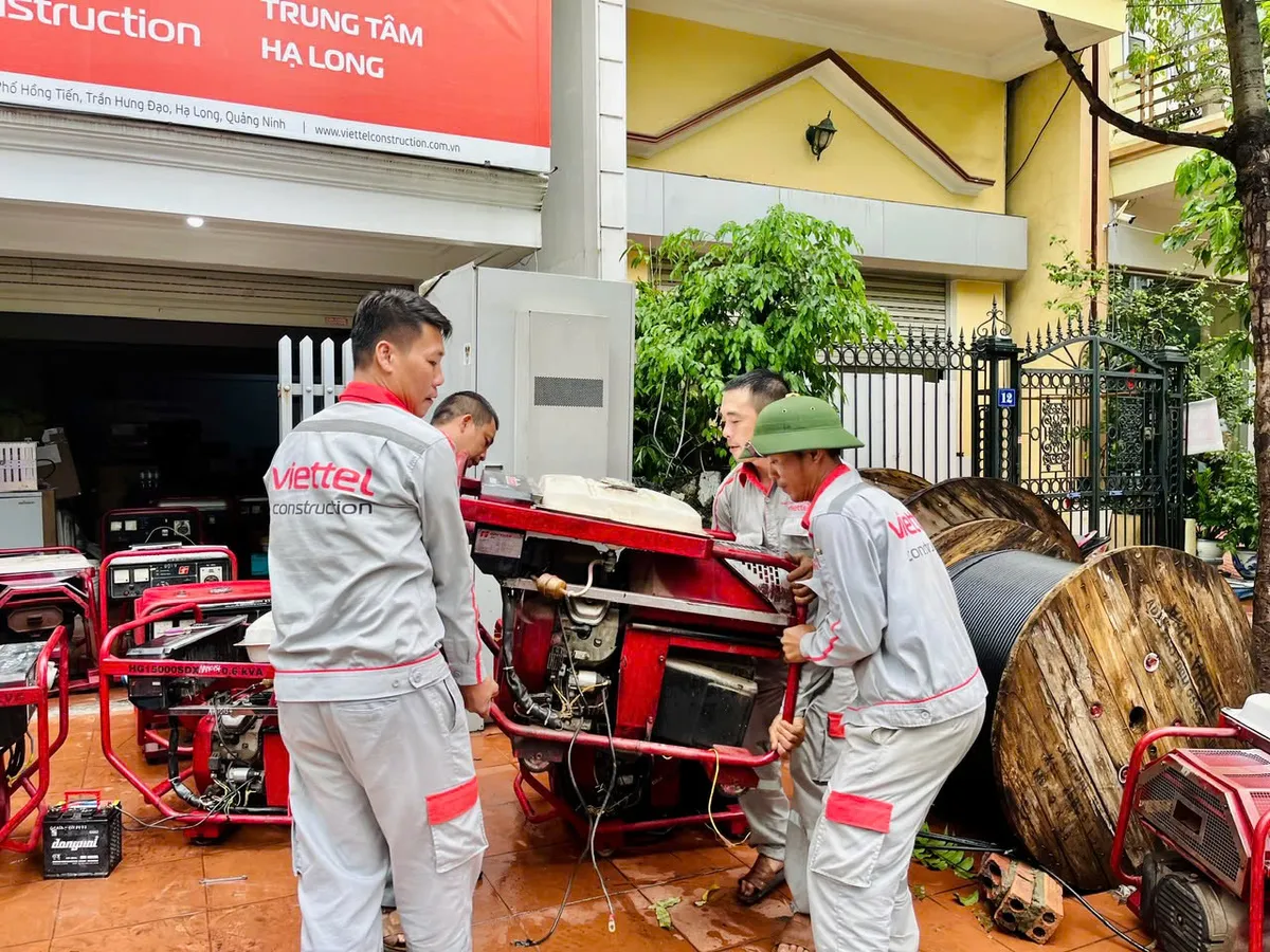 Viettel: Chắc chắn duy trì mạng lưới trong và sau bão Ragasa - Ảnh 1.