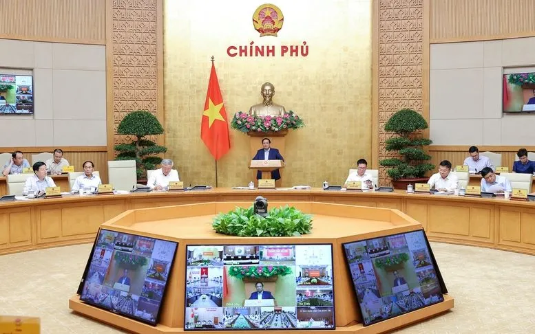 Thủ tướng Phạm Minh Chính chủ trì Hội nghị trực tuyến Chính phủ với địa phương tháng 9/2025 - Ảnh; VGP