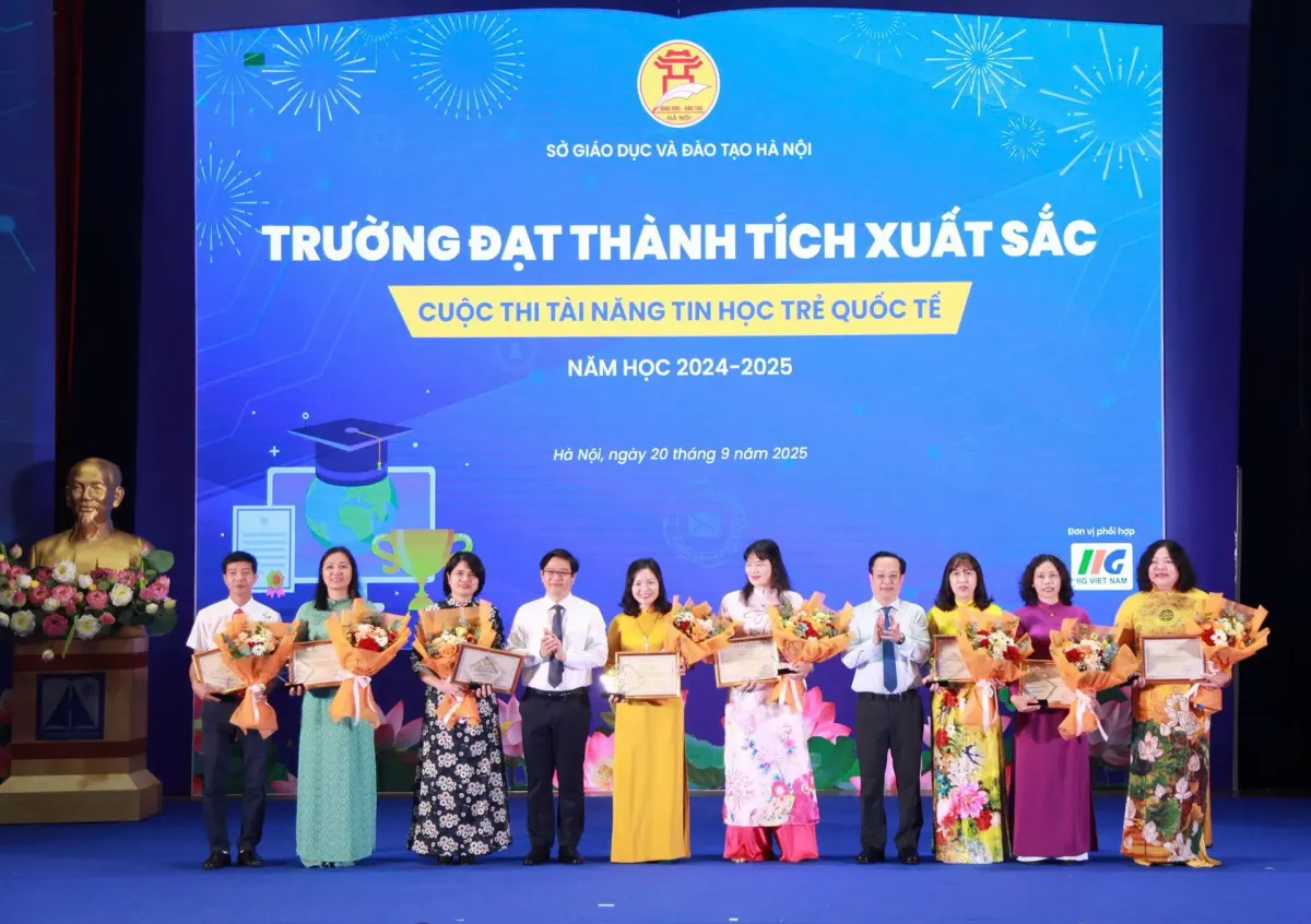 Nhiều học sinh Hà Nội đạt mức điểm cao nhất theo chuẩn Tin học quốc tế
 - Ảnh 1.