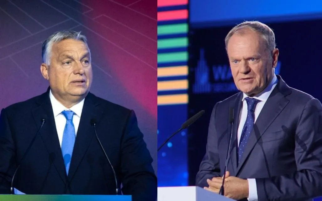 Thủ tướng Hungary Viktor Orban từng cáo buộc người đồng cấp Ba Lan Donald Tusk gây nguy hiểm cho an ninh châu Âu (Ảnh: PAP/EPA)