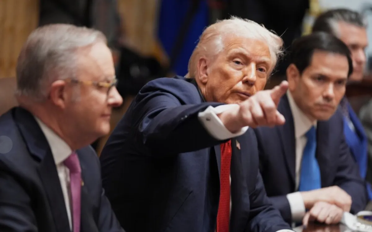 Tổng thống Mỹ Donald Trump trong một cuộc họp tại Nhà Trắng, ngày 20/10/2025 (Ảnh: AP)